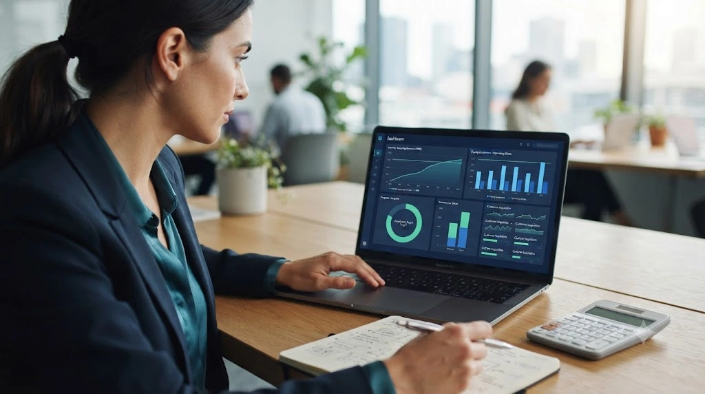 SaaS break-even MRR and customer calculation example