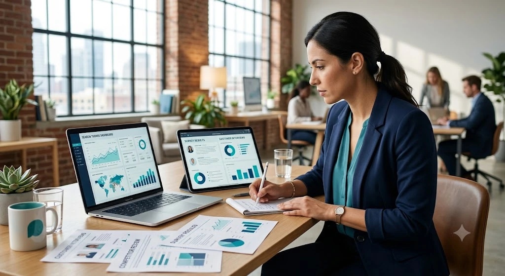 Tools for startup target market research